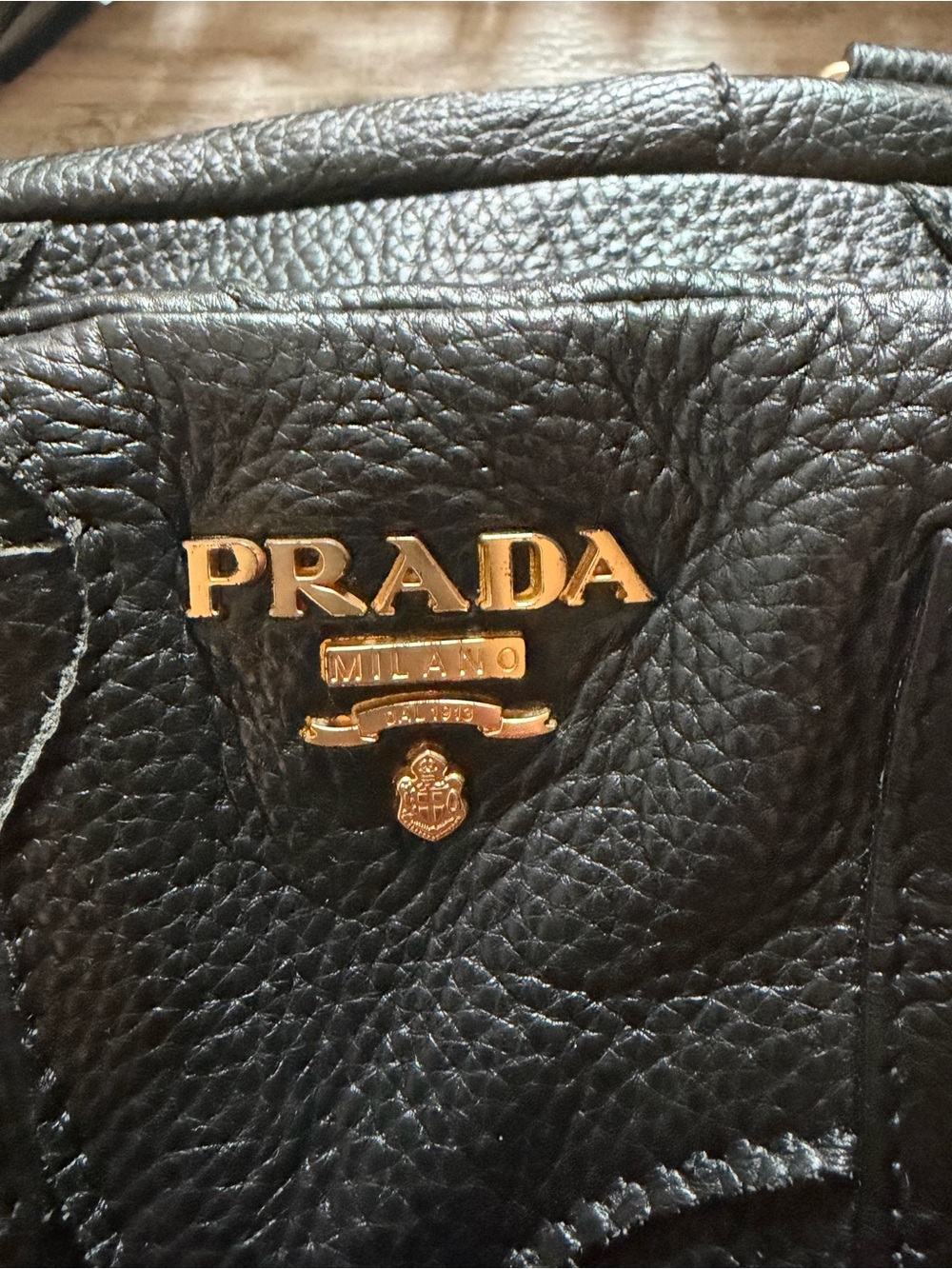 PRADA Black Bowler Bag — FREE SHIPPING!! - Picture 4 of 10